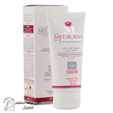 کرم ضد آفتاب رنگی SPF60 مدیلن مناسب پوست های چرب و آکنه ای ۵۰ میلی لیتر