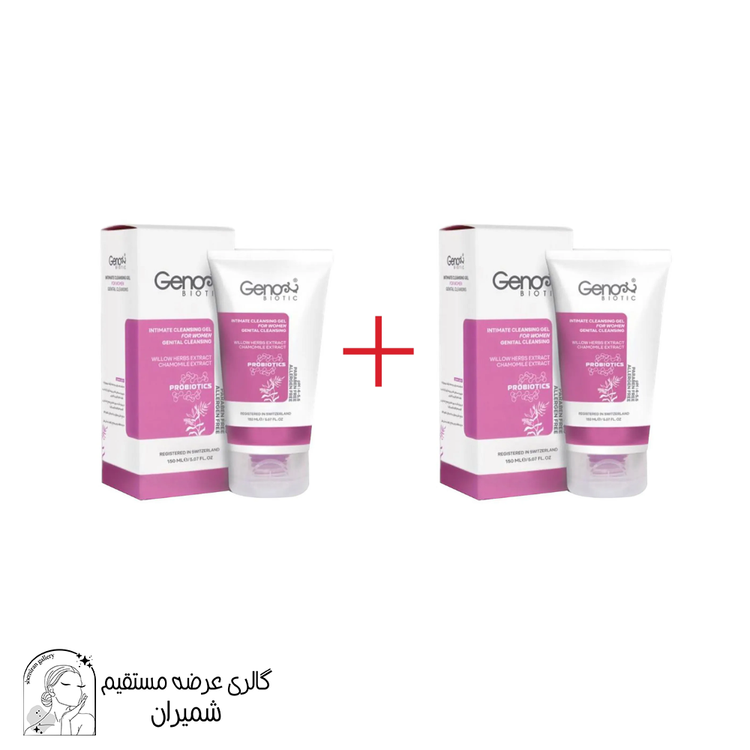ژل بهداشتی ژنوبایوتیک (Geno Biotic) مدل Chamomile حجم 150 میلیلیتر مجموعه 2 عددی