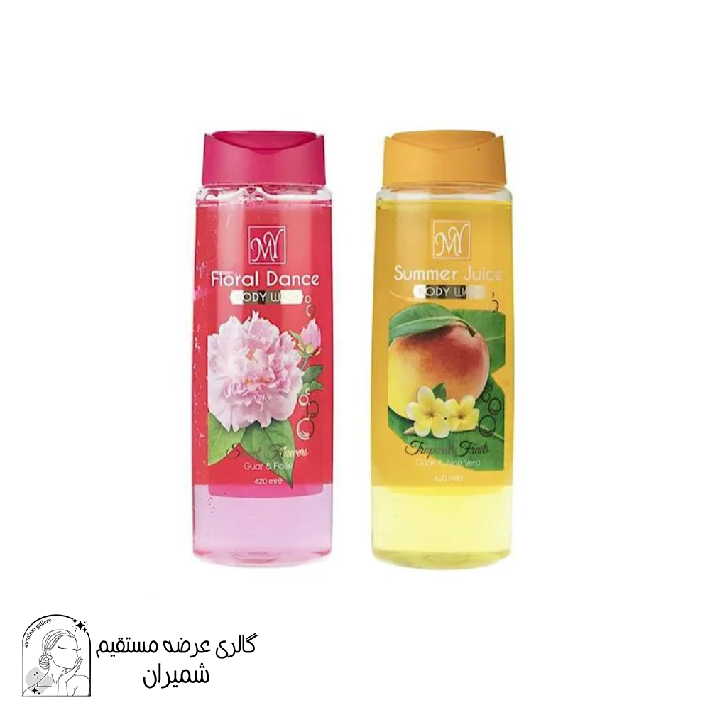 شامپو بدن مای (My) مدل Floral Dance و Summer Juice حجم 420 میلی‌لیتر