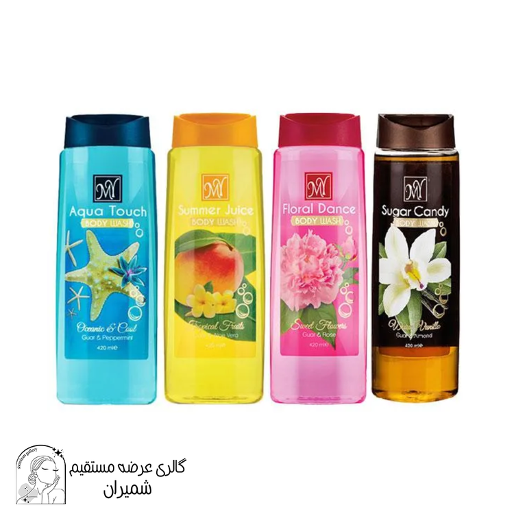 مجموعه 4 عددی شامپو بدن مای (My) مدل 1221 حجم 420 میلیلیتر